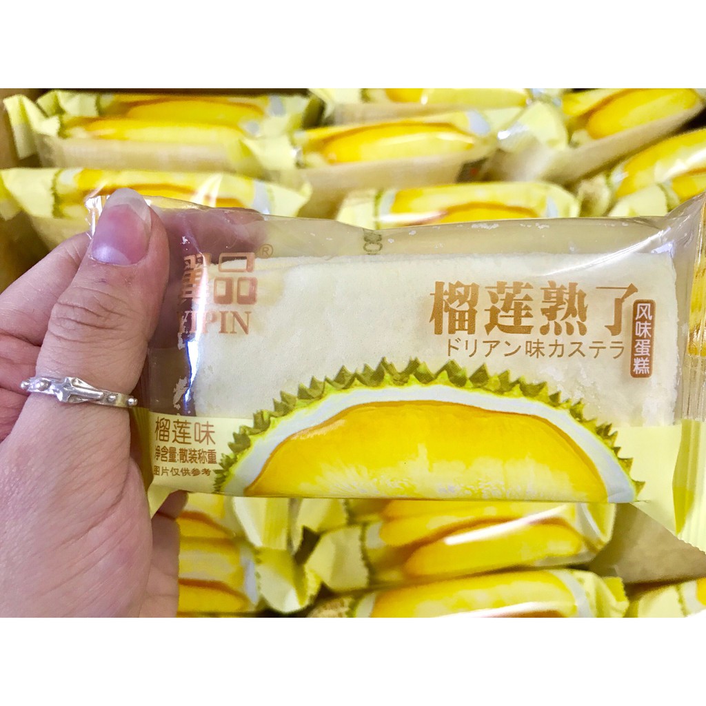 Thùng 1kg Bánh hấp Bông Lan Yipin  Đài Loan vị đậu nành, dưa gang, xoài, sầu riêng