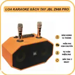[ HÀNG CAO CẤP ] Loa Karaoke Xách Tay Z988 Pro Tặng Kèm 2 Micro Chống Hú Tuyệt Đối - 2 Loa Bass 20cm, 1 Mid, 2 Treble Công Suất Lớn Âm Thanh Chắc To Rõ Kết Nối Bluetooth 5.0 Có Hiệu Ứng Reverb Delay Cho Mic - Loa Kéo Xách Tay Cao Cấp
