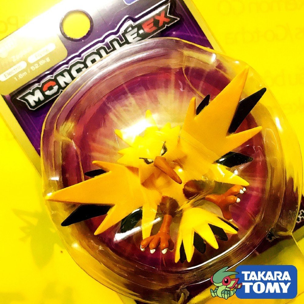 Mô Hình Pokemon Zapdos của Takara TOMY Standard Size - Pokemon Figure Moncolle