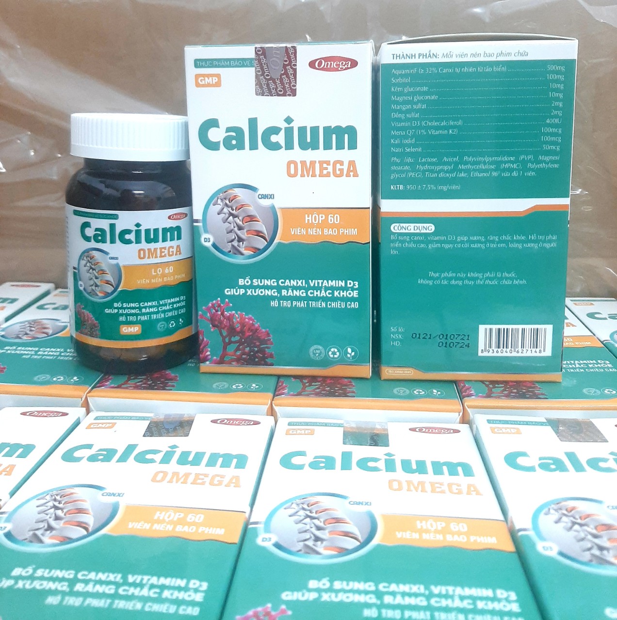 Viên Uống Calcium Omega Dạng Lọ 60 Viên