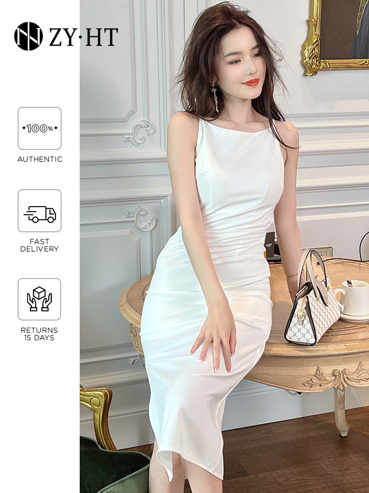 ZYHT eravogue Đầm nữ dự tiệc cưới đẹp váy đi tiệc cưới Đầm váy phong cách Hàn Quốc váy Đầm Thời Trang Đầm Thanh Lịch Đầm  phong cách sexy 9341