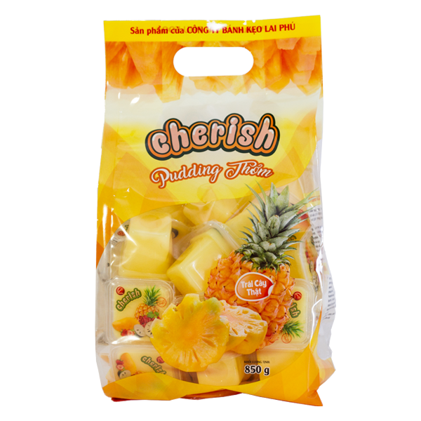 Thạch pudding lai phú vị thơm túi 850g