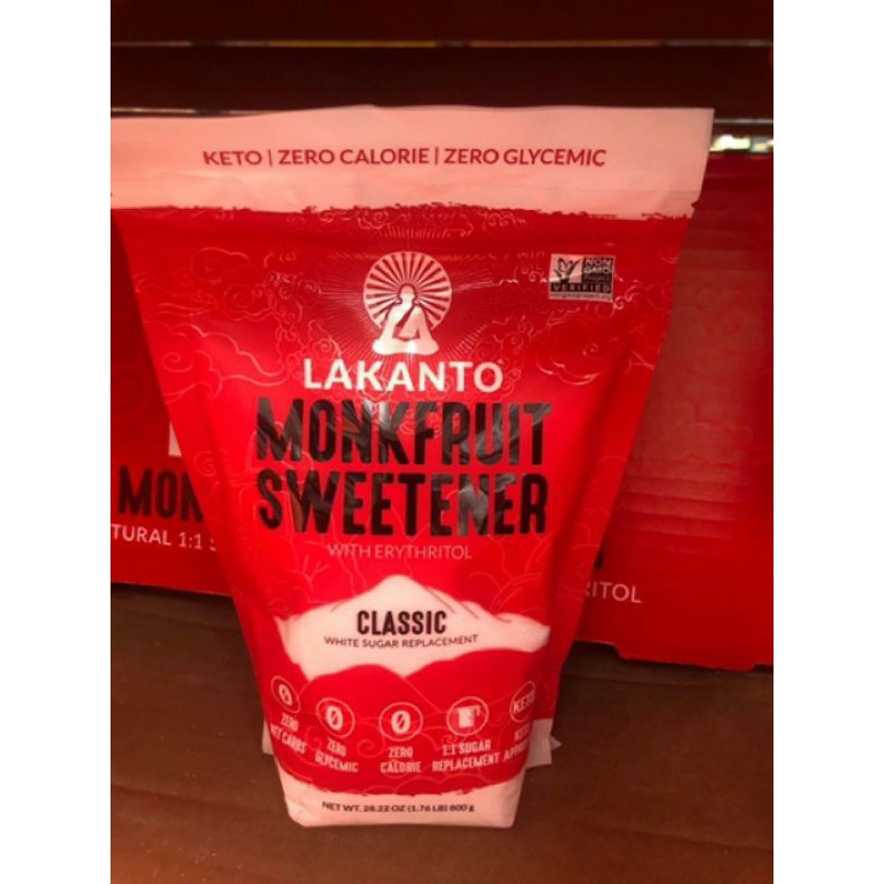 Đường la hán quản Lakanto 800g