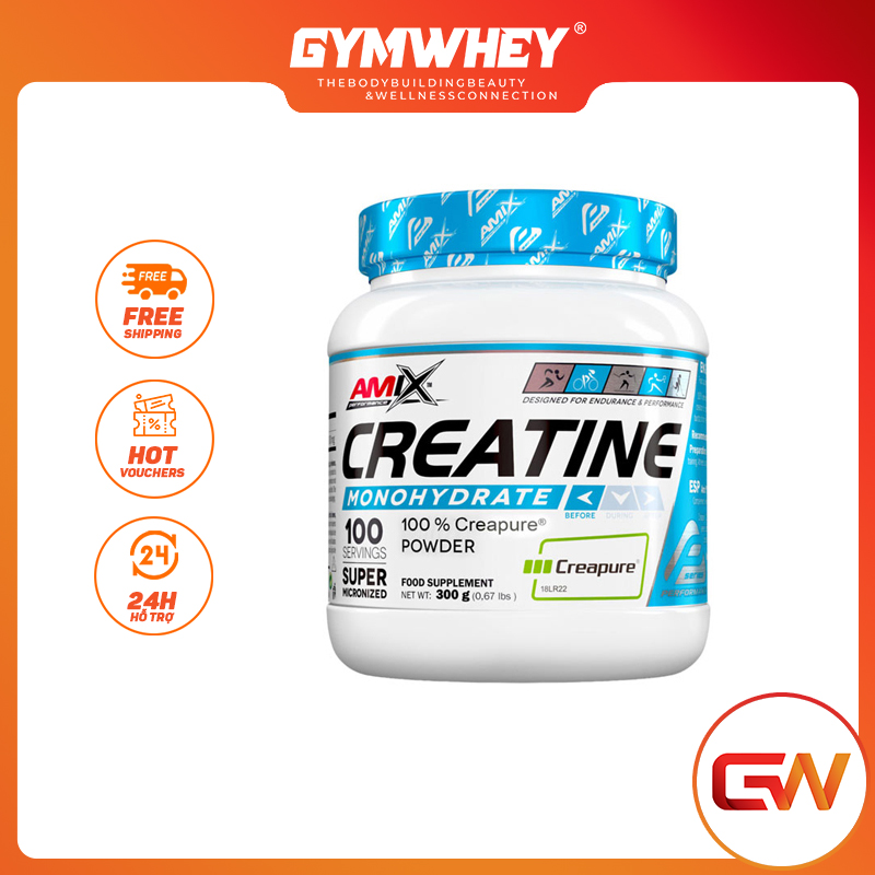 AMIX CREATINE MONOHYDRATE 300GRAM Tăng Cường Hiệu Suất Luyện Tập
