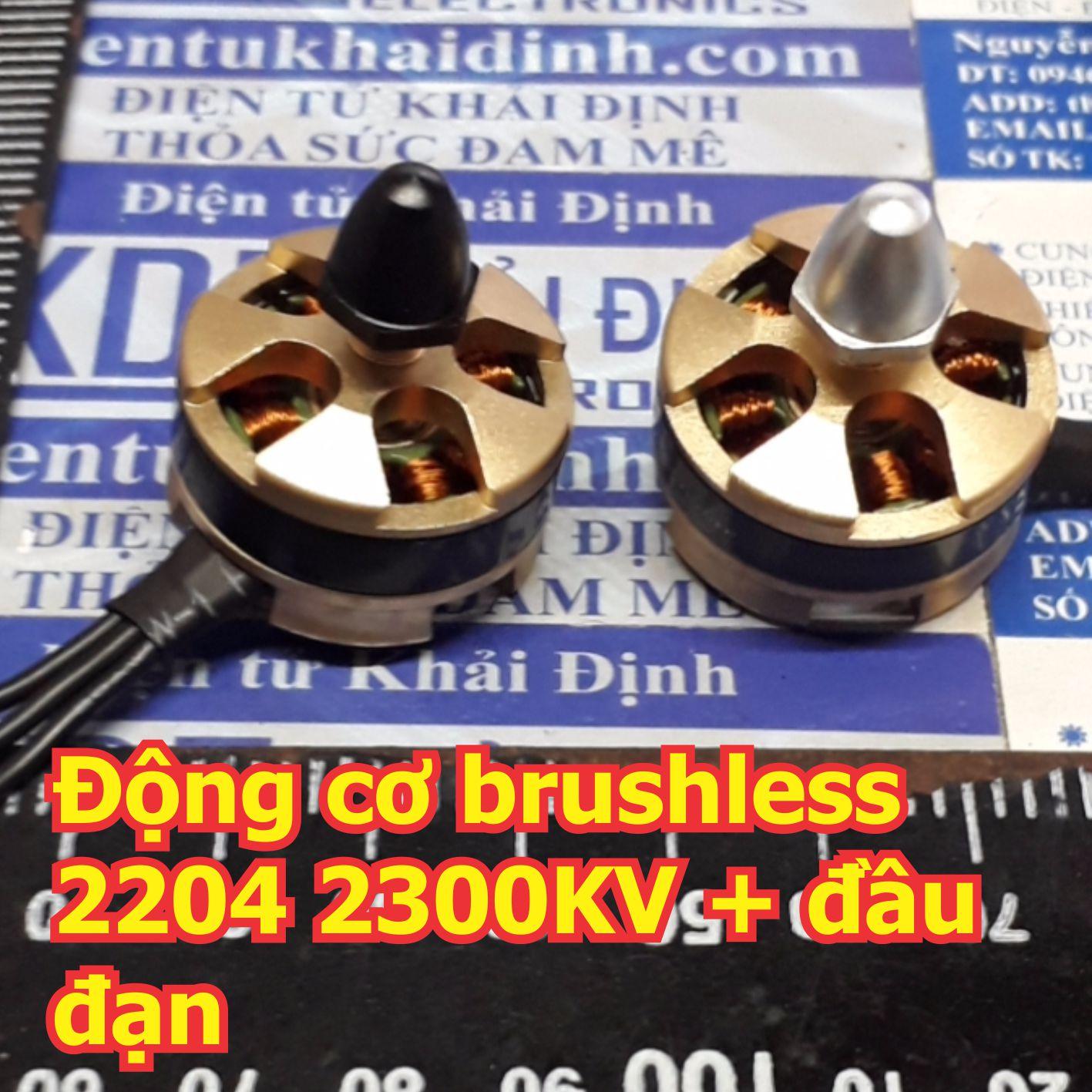 Động cơ brushless, không chổi than máy bay UAV mô hình 2204 2300KV, màu vàng sâm panh kde5489