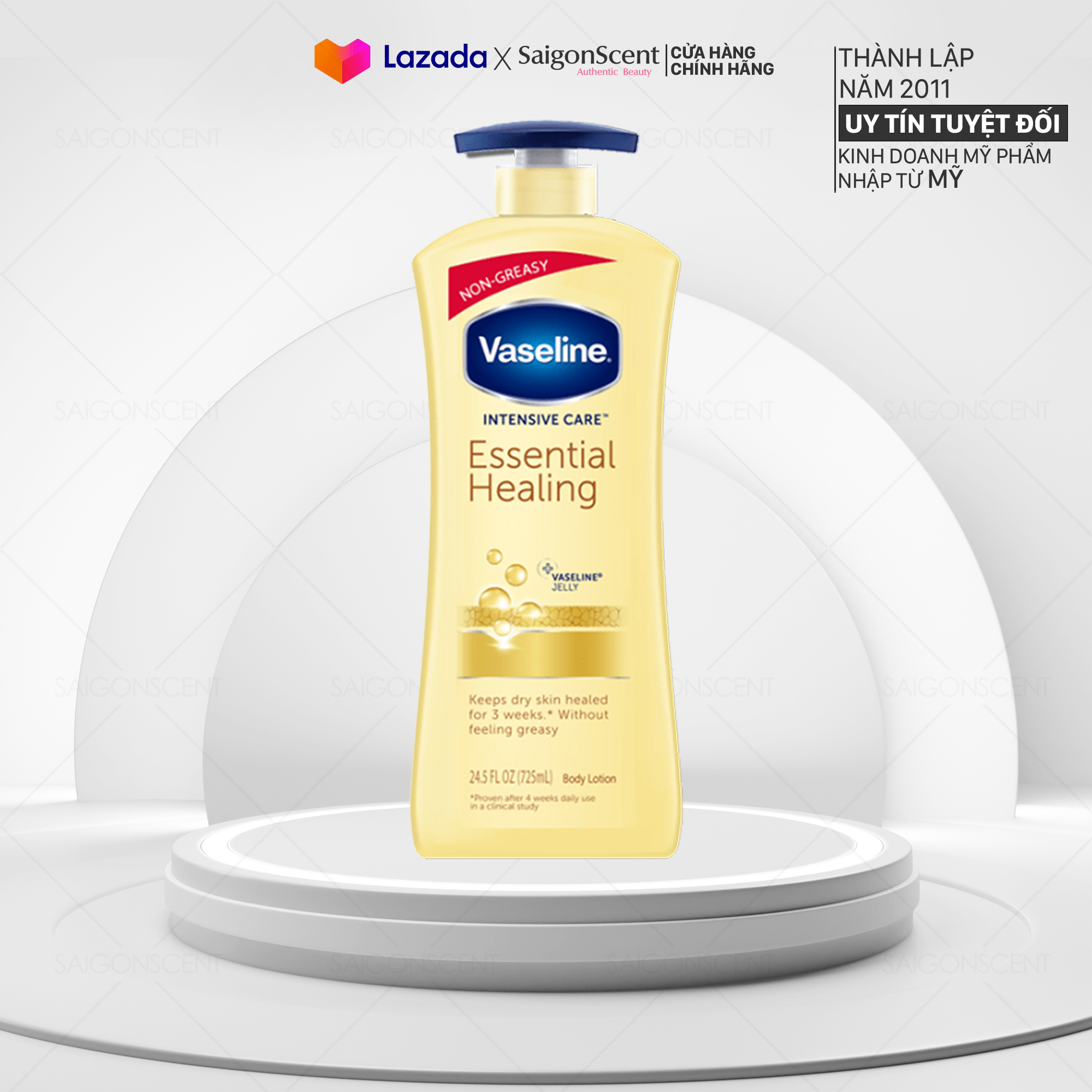 Sữa Dưỡng Thể Vaseline Intensive Care Essential Healing