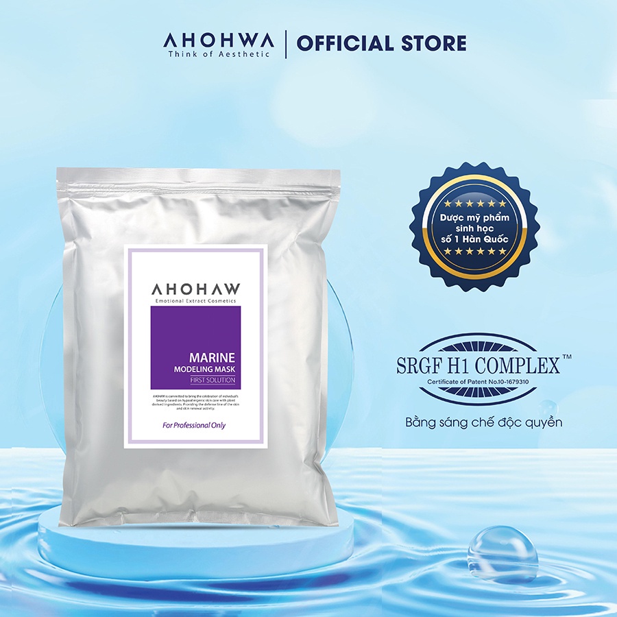 Mặt nạ bột cấp ẩm ahohaw marine modeling mask