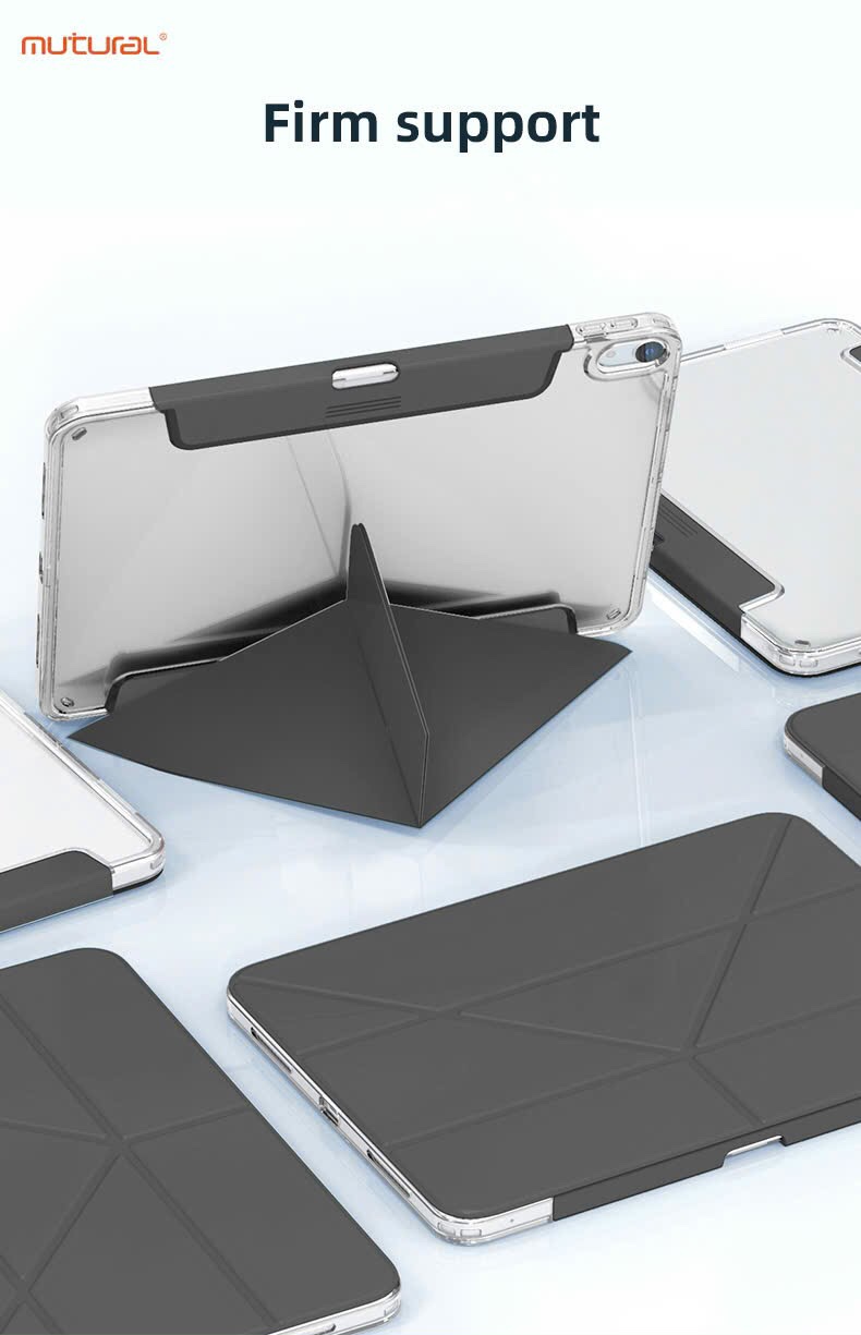 Bao da mutural folio clear case ipad gen 10 10.9″/ipad 10.2/ipad 10.9/ipad 11 inch lưng trong chống ố vàng
