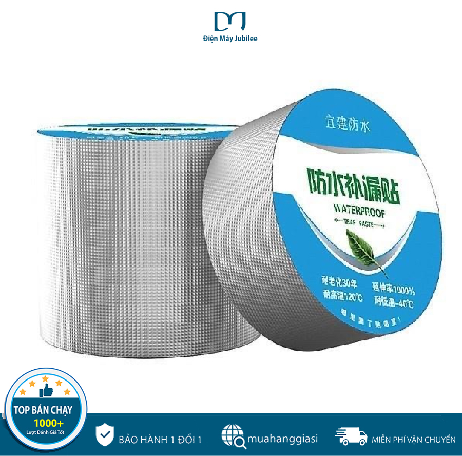 Băng keo chống thấm x2000 băng keo siêu dính băng keo Nhật Bản 5cm x 5m dán tường, dán mái tôn, dán ống nước băng keo x2000, băng keo chống thấm, băng keo chống thấm nước, băng keo chống thấm dột chuyên dụng dán mọi vật liệu