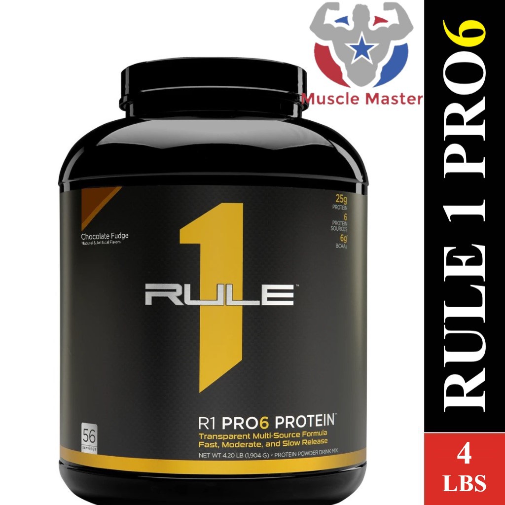 [HCM]Thực Phẩm Bổ Sung Protein Hấp Thu Đa Giai Đoạn Rule 1 R1 Pro6 Protein 4lbs (1.8kg) - SOCOLA
