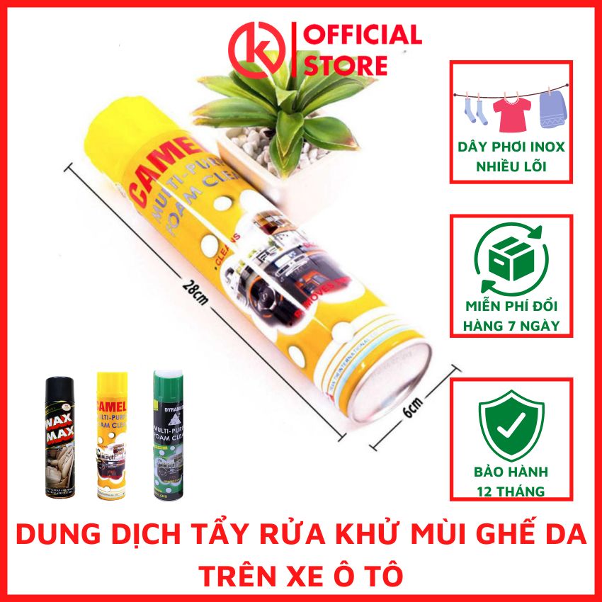 Dung Dịch Vệ Sinh Nội Thất E01-Làm Sạch Nội Thất Ô Tô-Chai Xịt Làm Sạch Ghế Da-Bình Xịt Xóa Vết Bẩn Xe Hơi - Bọt Tẩy Rửa Đa Năng Trên Ô Tô-Hương Chanh Thơm Mát--Trừ Khử Vết Bẩn Tận Gốc - Interior Cleaning Solution E01