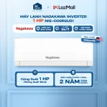 [MIỄN PHÍ GIAO HÀNG] NIS-C09R2U51 - Máy lạnh Nagakawa Inverter 1 HP NIS-C09R2U51 - Hàng Chính Hãng, Mới 100%