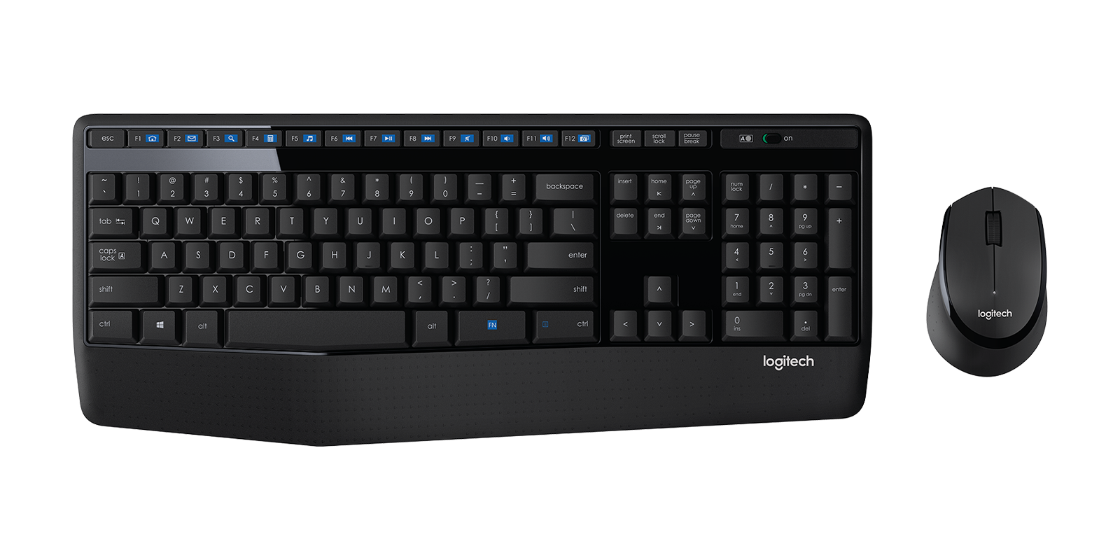 [HCM]Bộ bàn phím và chuột Logitech MK345 (Đen) - Hãng phân phối chính thức