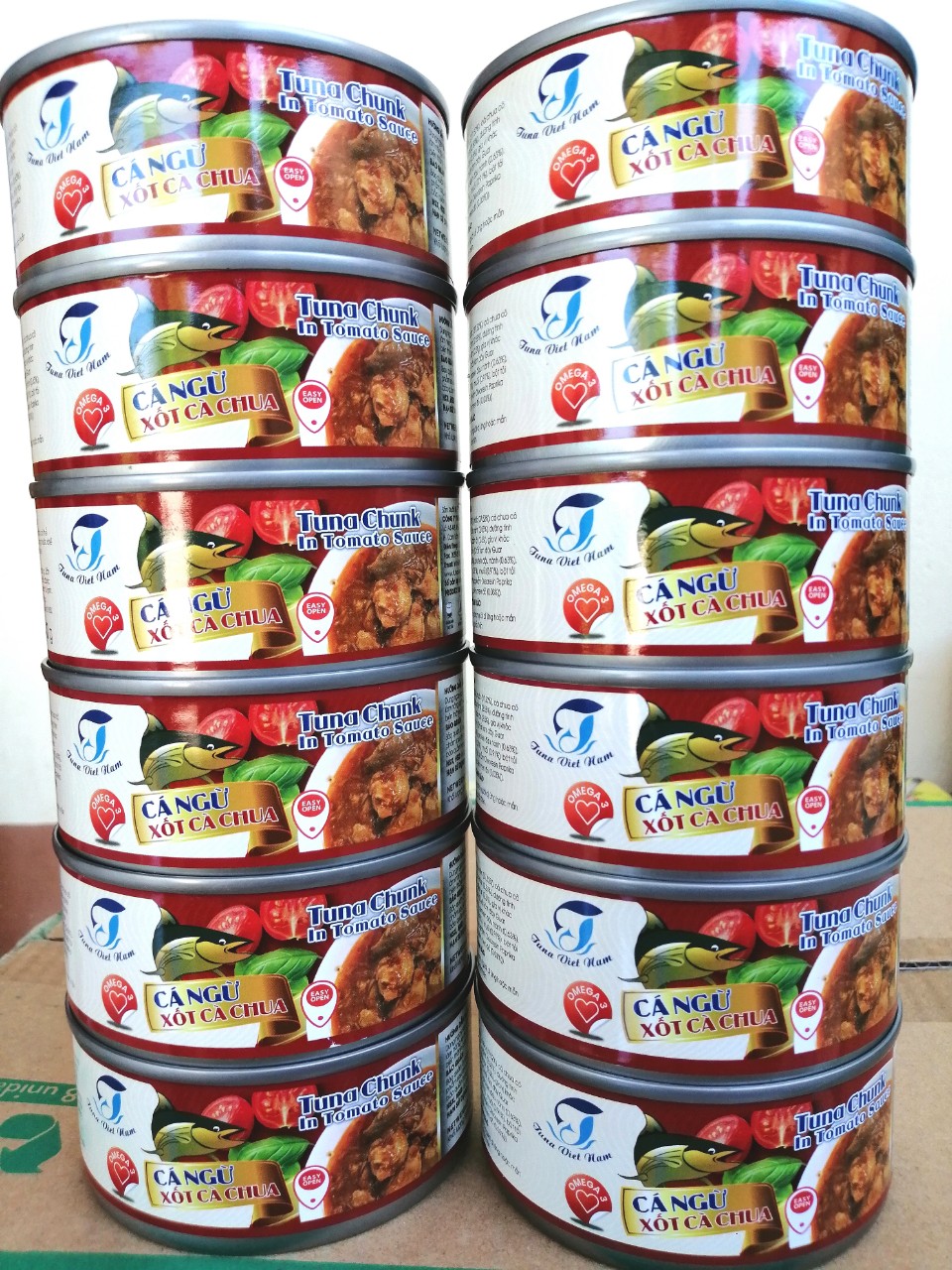 Combo 12 lon cá ngừ xốt cà chua 140g