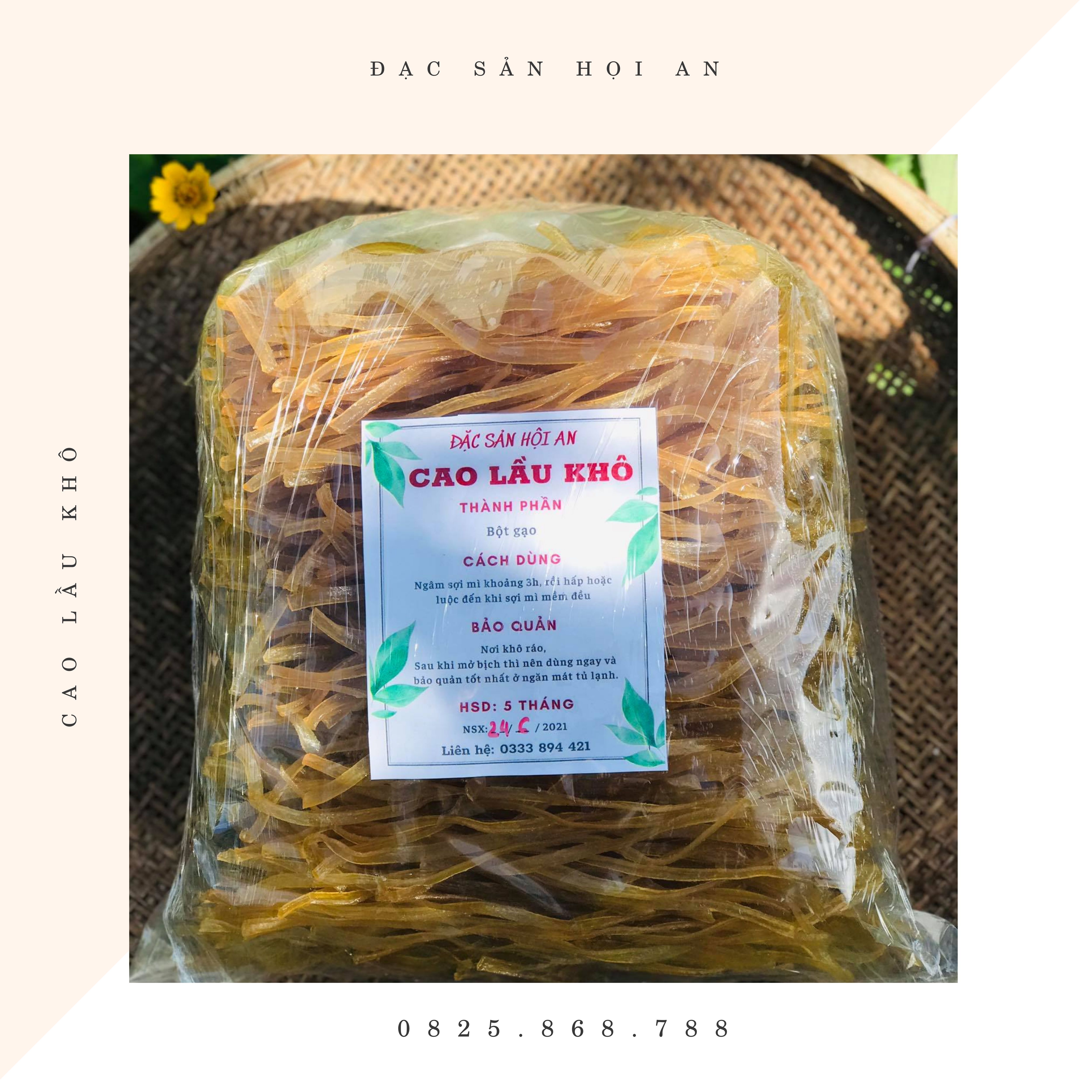 Cao lầu khô hội an 1kg - đặc sản hội an