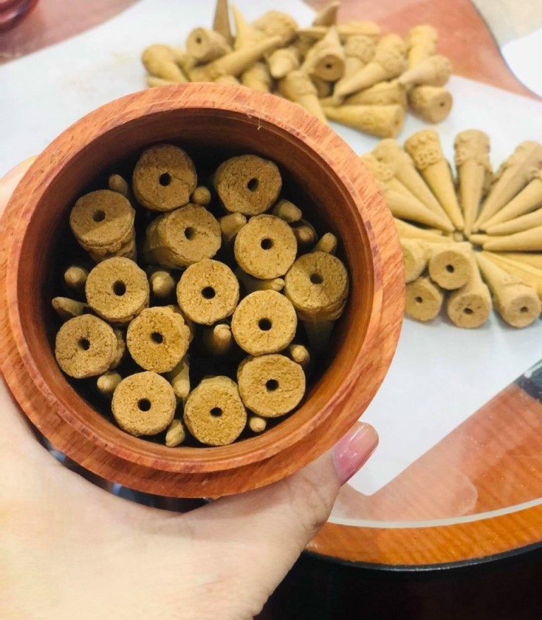 [HCM]Hộp gỗ đựng nhang nụ trầm hương, nhang khoanh trầm hương - Hộp gỗ hương đựng trầm hương, đựng trà