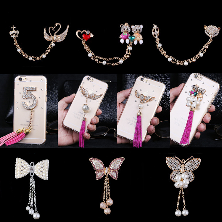 Charm Treo tua rua Trang trí Ốp lưng, Kẹp tóc, Túi xách, Khung hình DIY - Gấu Trúc Phụ kiện