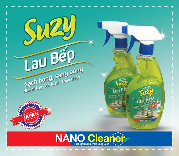 Nước lau bếp đa năng suzy 500ml32 - thành phần hữu cơ, chất lượng nhật bản