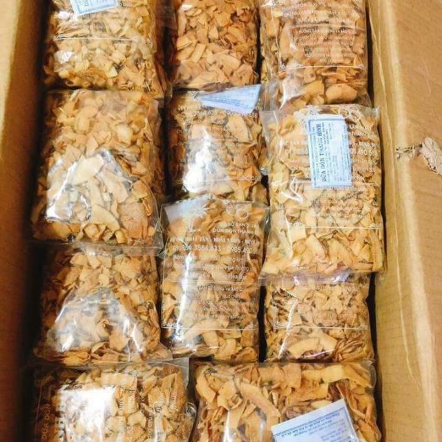Gói 110g dừa khô sấy giòn dừa khô sấy dừa khô dừa khô sấy giòn ăn chè