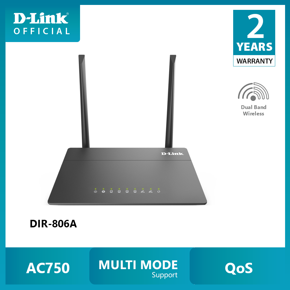 D-LINK DIR-806A AC750 Bộ phát Wi-fi băng tầng kép