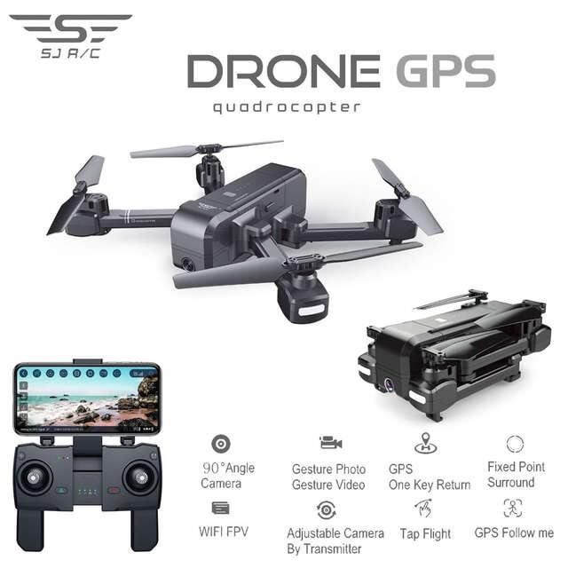 Flycam sjrc z5 2gps. camera full hd 1080p xoay 90 độ. cánh gập nhỏ gọn