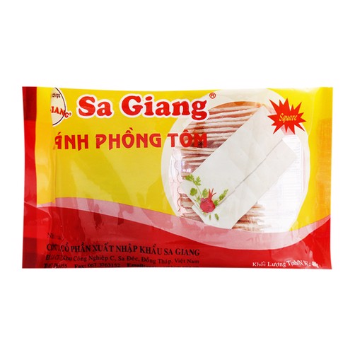 [HCM]Bánh phồng tôm vuông - Sa Giang 400g