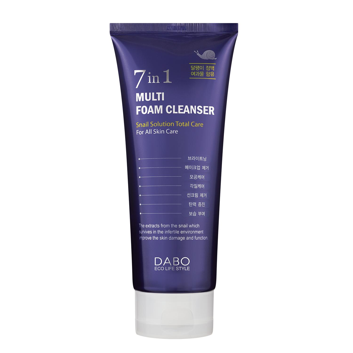 Sữa rửa mặt 7 in 1 dabo trắng da, sạch nhờn hàn quốc 180ml.