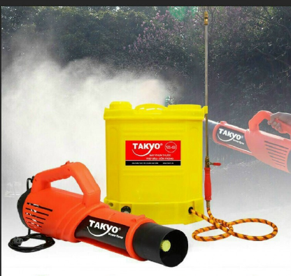 Binh phun sương takyo có đầu phun sạc điện-máy phun thuốc trừ sâu tưới cây phun sương 12v 20l 8a