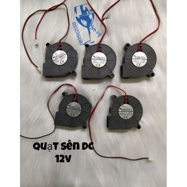 Quạt sên dc 12v
