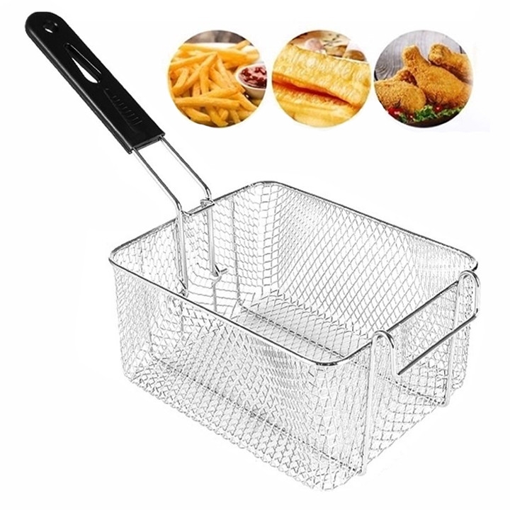 Rổ chiên nhúng DORON chất liệu inox dày dặn chắc chắn