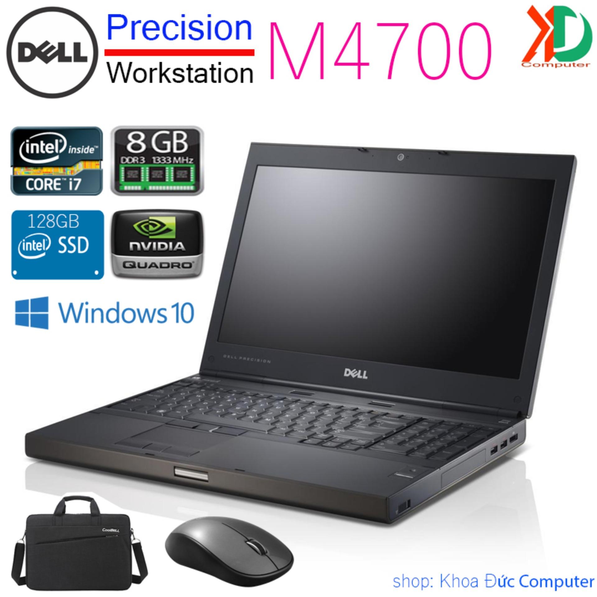 [Trả góp 0%]Laptop máy trạm Dell Precision M4700 Core i7-3740QM / 8gb Ram / 128gb SSD / VGA Quadro K1000M / 15.6 Full HD