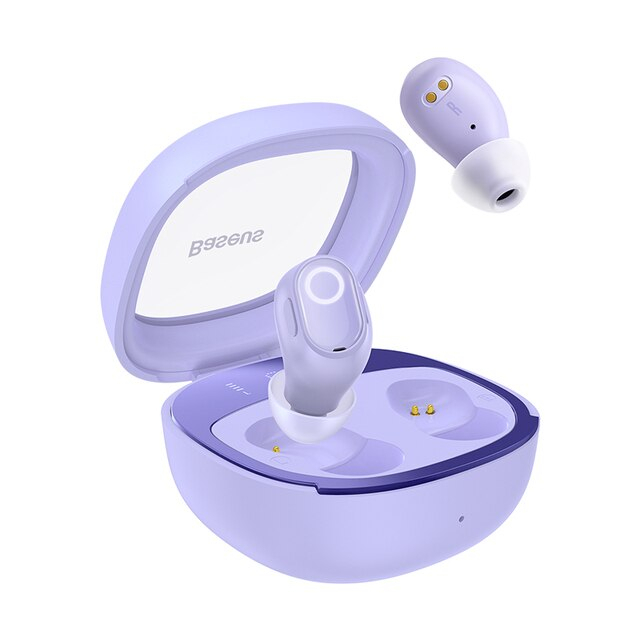 Tai nghe bluetooth 5.0 baseus wm02 plus tws chống ồn kèm phụ kiện