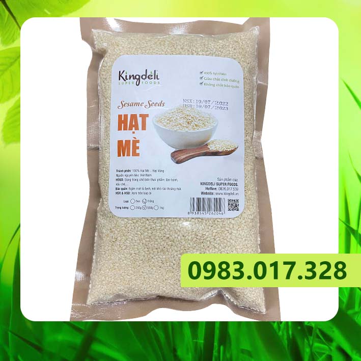 Hạt mè trắng VN chiết loại 200 Gram