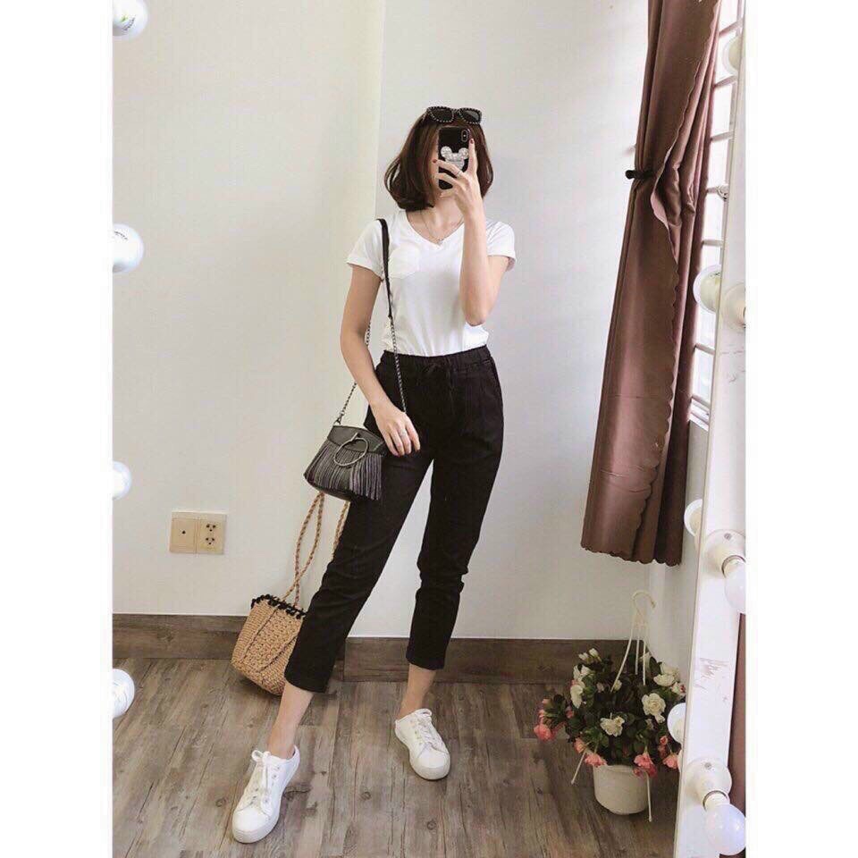 QUẦN BAGGY CHẤT KAKI JEAN SIÊU CO GIÃN 3 SIZE 45-60KG TÙY CHIỀU CAO