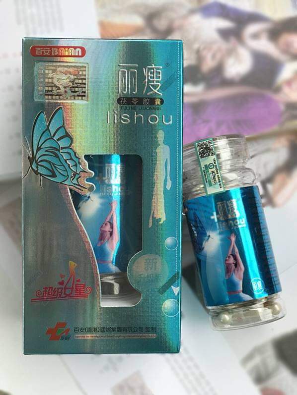 [HCM]set Giảm cân lishou xanh 40 viên hộp giấy