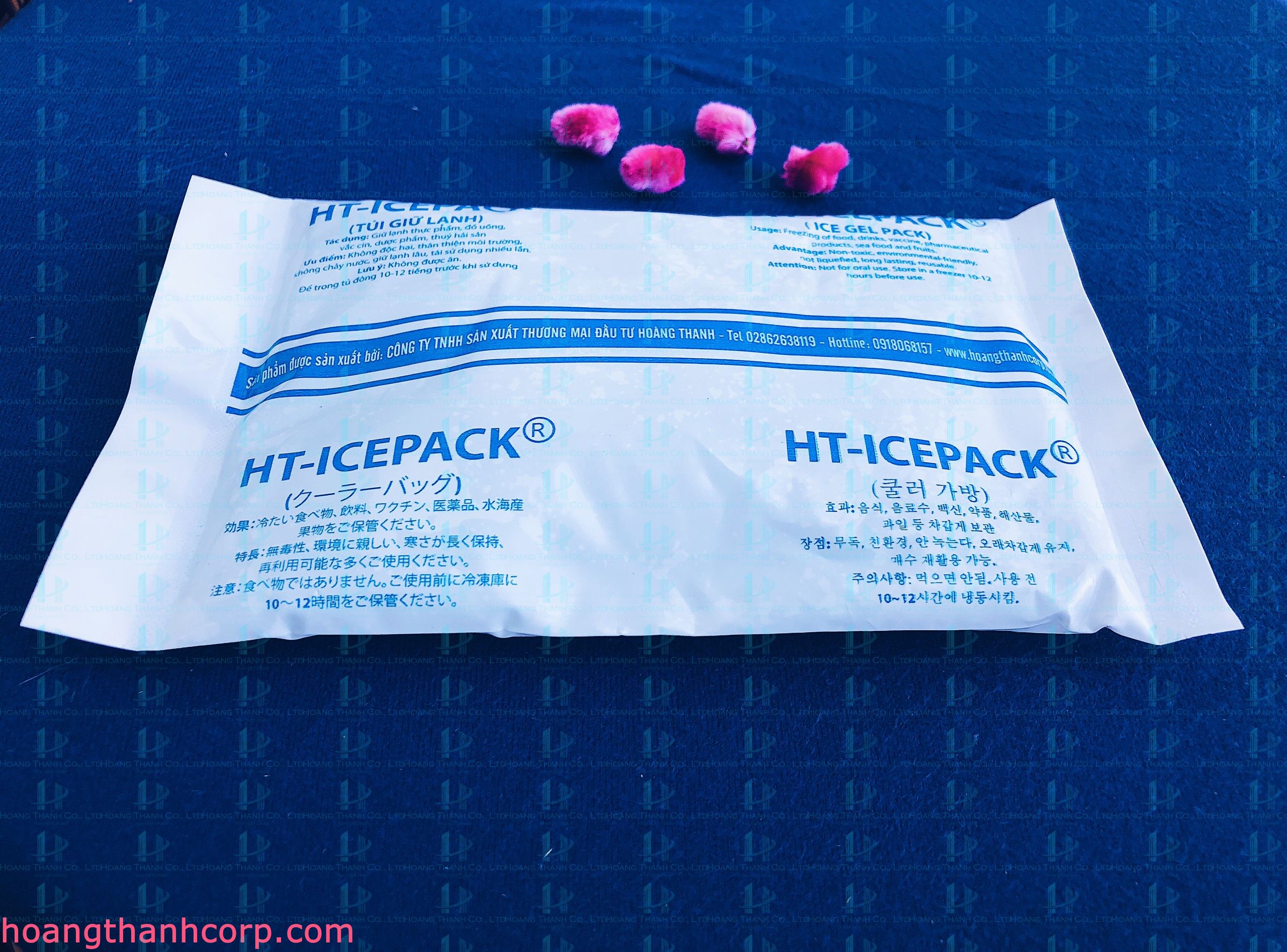 5 BỊCH ĐÁ GEL ĐÁ KHÔ HT ICE PACK – 350 GR (12x21cm)