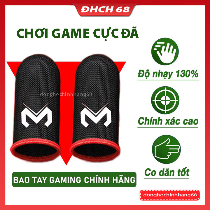 Bao Tay Chơi Gamer ff 4 ngón, Pubg, Liên Quân.... Găng tay chơi game Chống Mồ Hôi, Siêu Nhạy, Co Giãn Cực Tốt Bằng Sợ Carbon Bảo Hành 12 Tháng