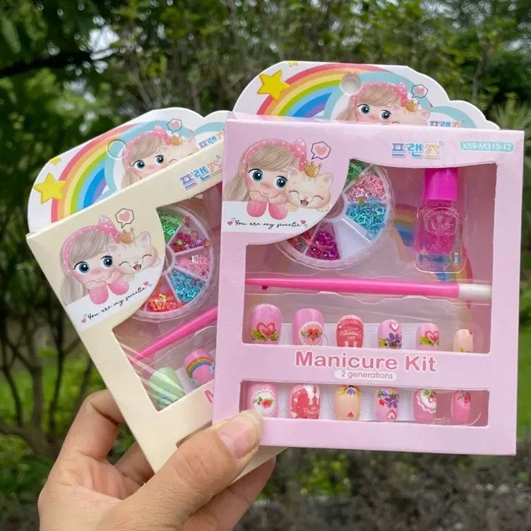 Bộ Kit làm móng đồ chơi làm nail dễ thương cho bé gái Smart Baby