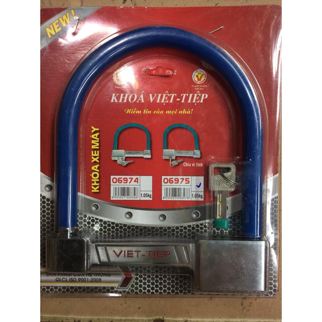 Khóa xe máy việt tiệp 06975 - khóa chữ u việt tiệp