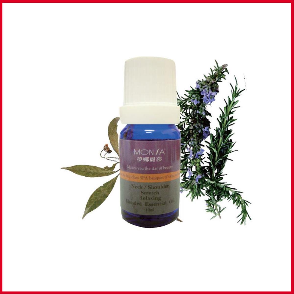 [MADE IN TAIWAN] Tĩnh Phương Tinh Dầu Monsa Stretch Relaxing Blended Essential Oil 10ml