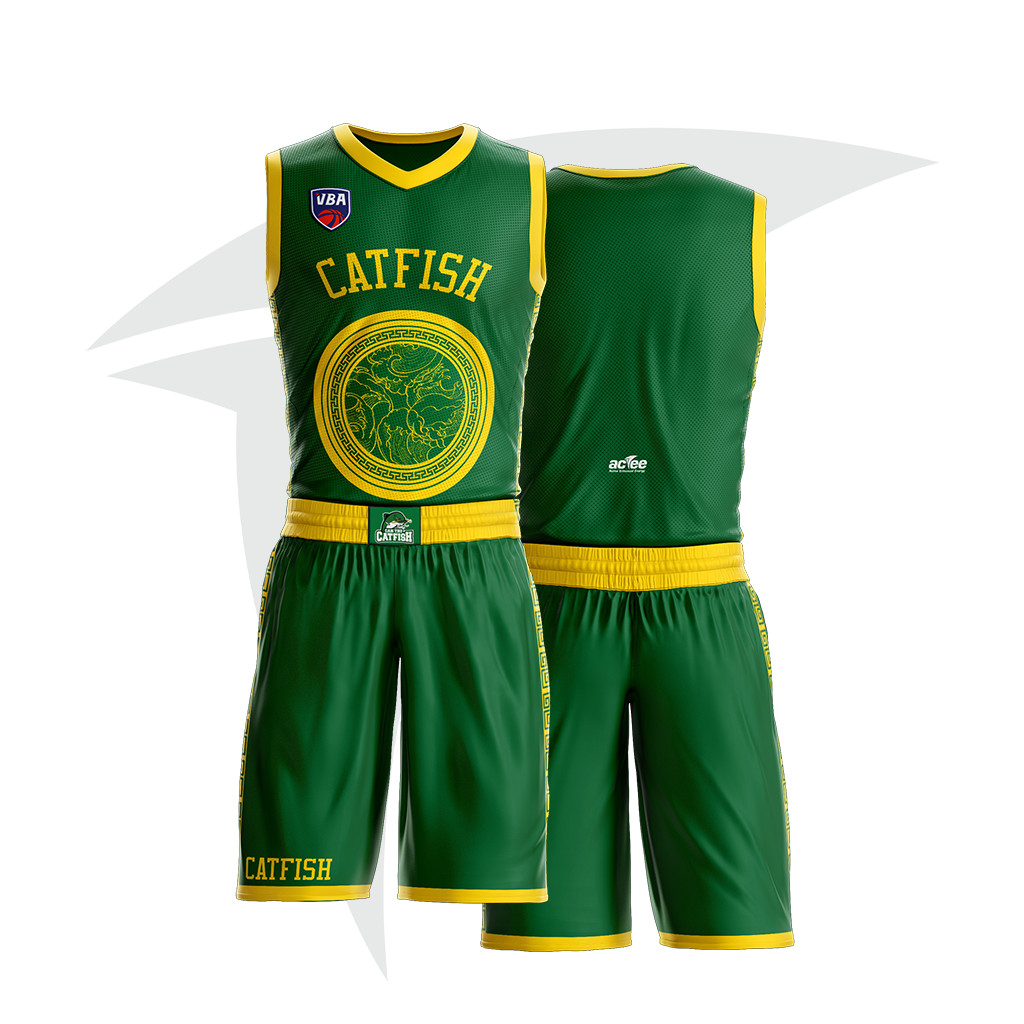 Bộ Quần Áo Bóng rổ  Jersey Cantho Catfish VBA 2021