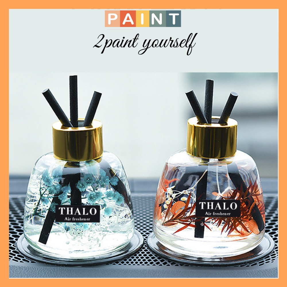 Tinh dầu nước hoa ô tô Wiachnn 120ml kèm que gỗ khuếch tán, tinh dầu thơm thiên nhiên decor trang trí nội thất