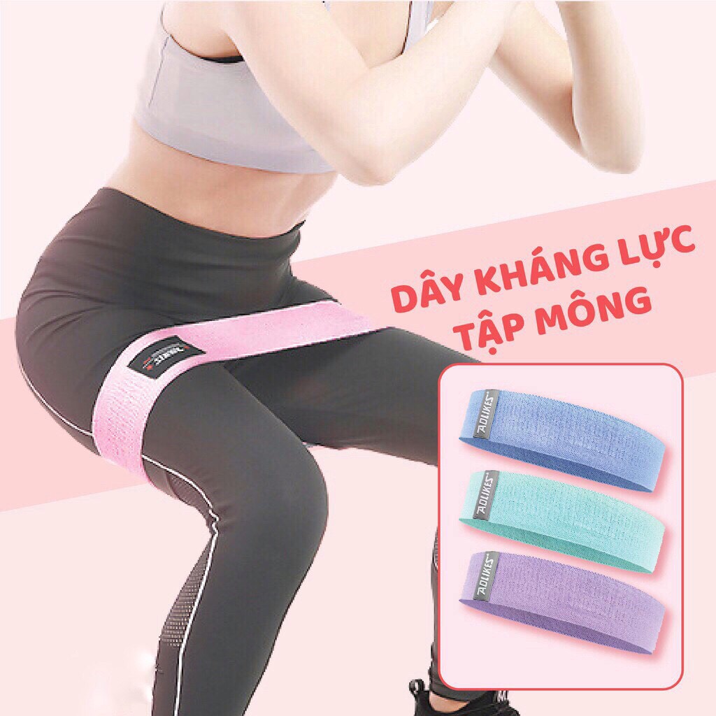 Dây mini band đàn hồi kháng lực tập mông aolikes 3603