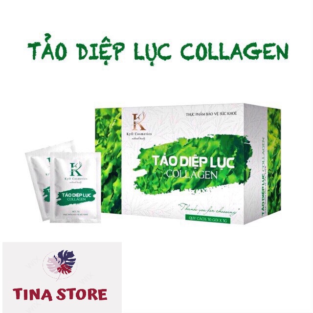Tảo Diệp Lục Collagen Kyo - Mẫu mới