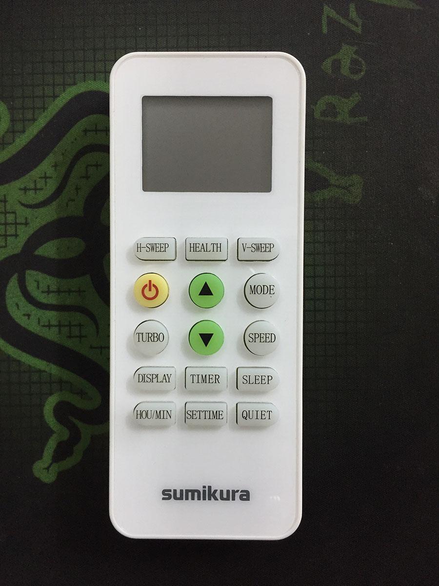 Điều khiển điều hòa SUMIKURA S1 (trắng)