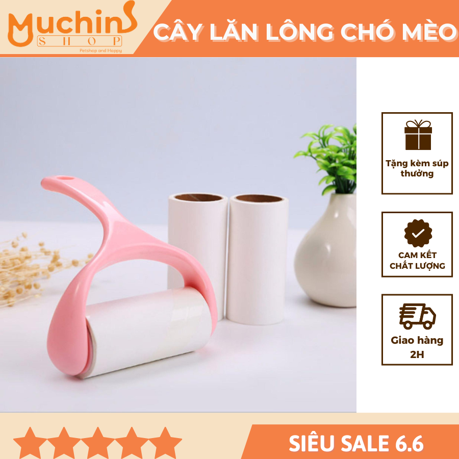 Cây lăn bụi làm sạch quần áo ga giường sofa lông chó mèo | muchinshop