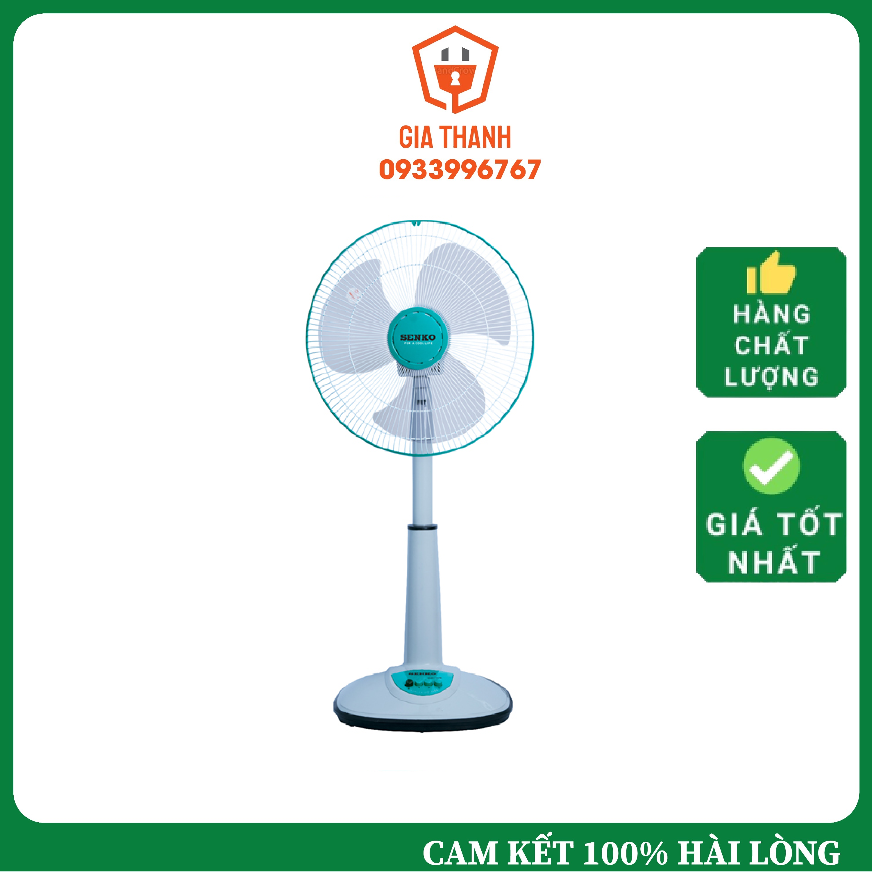 Quạt lỡ ống nhựa senko l1638