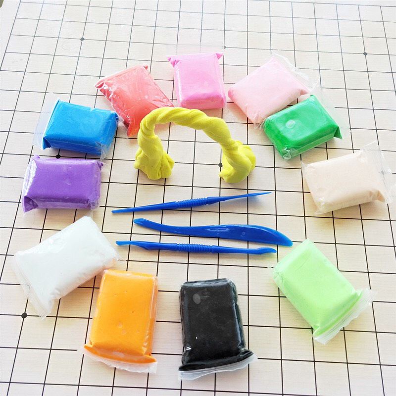 Đồ chơi đất sét tự khô/sét solfclay 12/24/36 màu