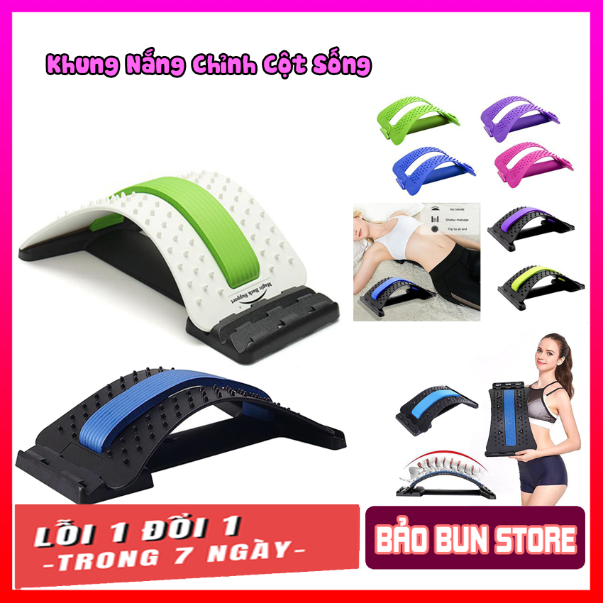 Khung Nắn Chỉnh Cột Sống Lưng Gai Nhỏ, Khung Định Hình Cột Sống Lưng, Điều Trị Thoát Vị Đĩa Đệm, Đau Lưng, Vai Gáy, Dụng Cụ Hỗ Trợ Tập Lưng - Chính Hãng Amalife