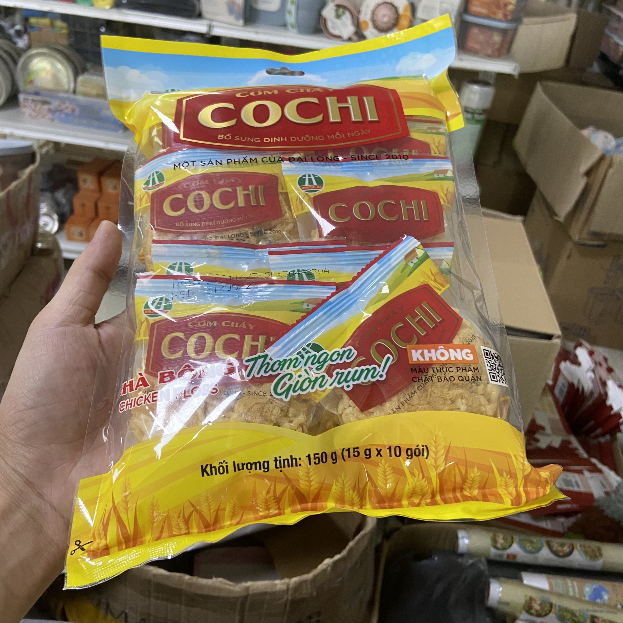 Cơm cháy đại long - cơm cháy cochi 150g